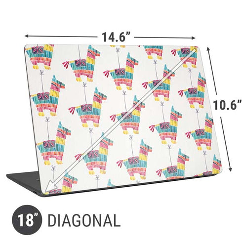 Cat Coq Llama Pinata Universal Laptop 18in (14.6 x 10.6in) Skin
