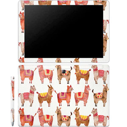 Cat Coq Alpacas Galaxy Book 12in Skin