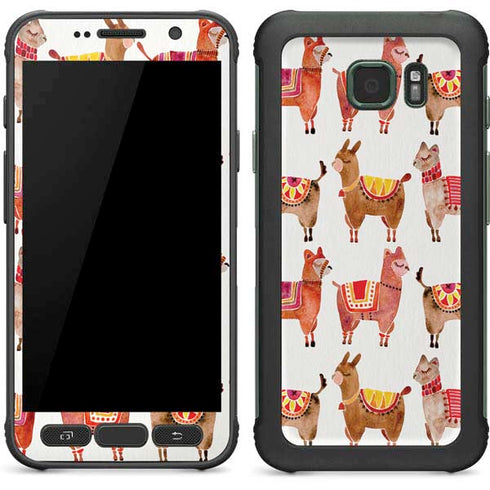 Cat Coq Alpacas Galaxy S7 Active Skin