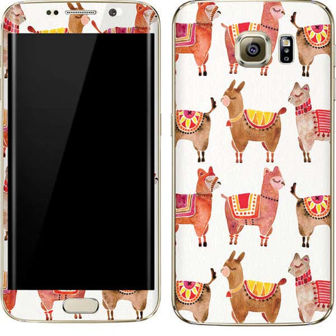 Cat Coq Alpacas Galaxy S7 Edge Skin
