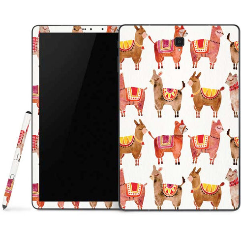 Cat Coq Alpacas Samsung Galaxy Tab Skin
