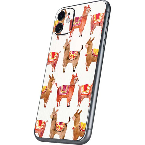 Cat Coq Alpacas iPhone 11 Skin