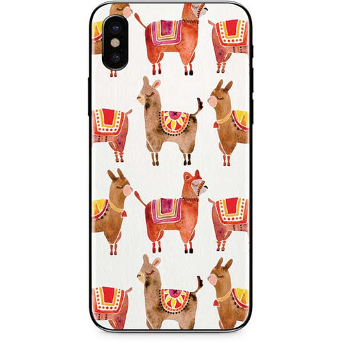 Cat Coq Alpacas iPhone XS Skin
