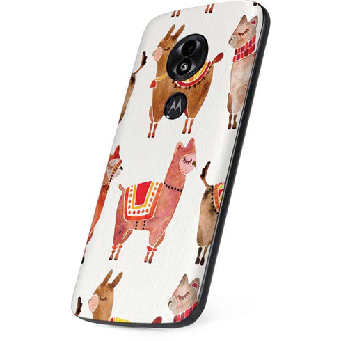 Cat Coq Alpacas Moto E5 Play Skin