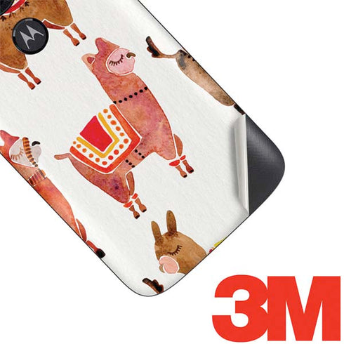 Cat Coq Alpacas Moto E5 Play Skin