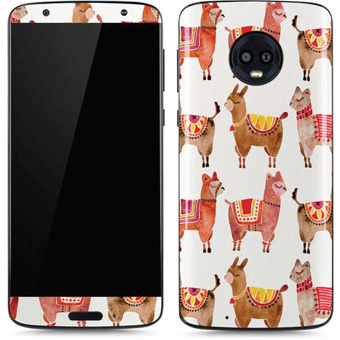 Cat Coq Alpacas Moto G6 Skin