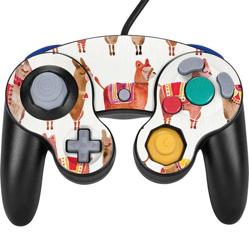 Cat Coq Alpacas Nintendo GameCube Controller Skin