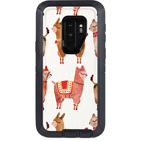 Cat Coq Alpacas Otterbox Defender Galaxy Skin