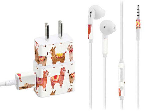 Cat Coq Alpacas Phone Charger Skin