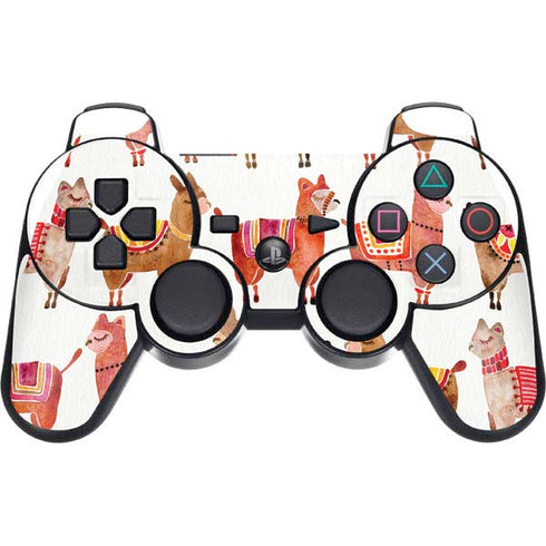 Cat Coq Alpacas PS3 Dual Shock wireless controller Skin