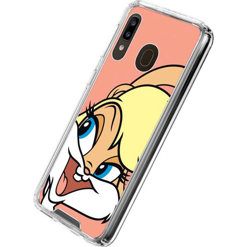 Looney Tunes Lola Bunny Zoomed In Galaxy A30 Clear Case