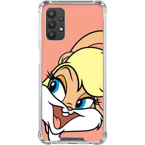 Looney Tunes Lola Bunny Zoomed In Galaxy A32 5G Clear Case
