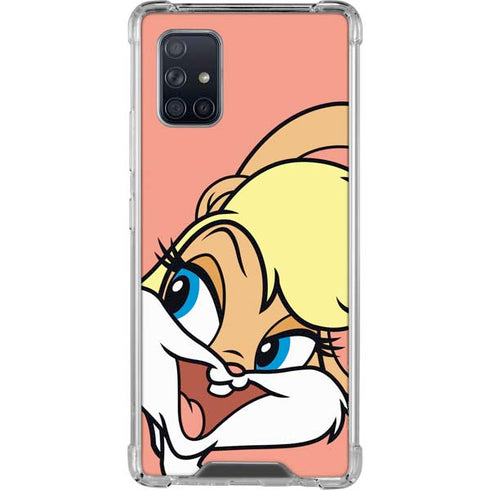 Looney Tunes Lola Bunny Zoomed In Galaxy A71 5G Clear Case