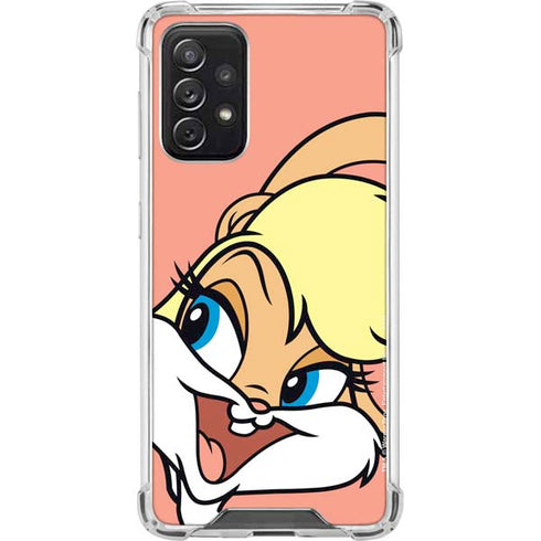 Looney Tunes Lola Bunny Zoomed In Galaxy A72 5G Clear Case