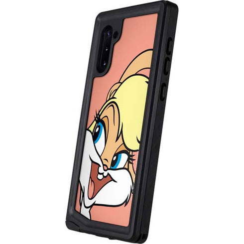 Looney Tunes Lola Bunny Zoomed In Galaxy Note 10 Waterproof Case