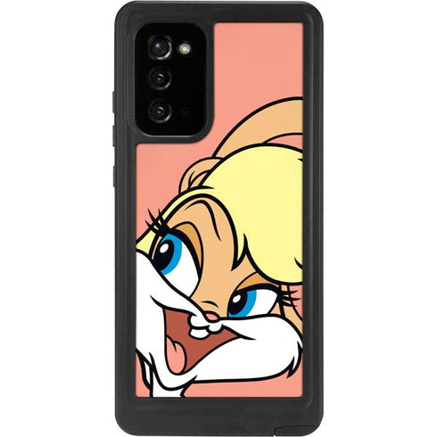 Looney Tunes Lola Bunny Zoomed In Galaxy Note20 5G Waterproof Case