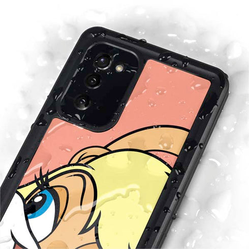 Looney Tunes Lola Bunny Zoomed In Galaxy Note20 5G Waterproof Case