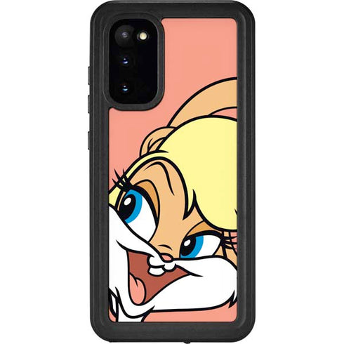 Looney Tunes Lola Bunny Zoomed In Galaxy S20 Waterproof Case