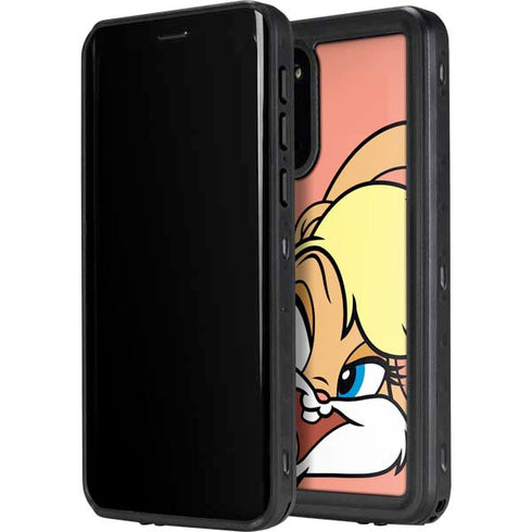 Looney Tunes Lola Bunny Zoomed In Galaxy S20 Waterproof Case