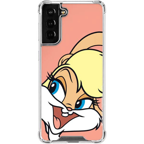 Looney Tunes Lola Bunny Zoomed In Galaxy S21 FE Clear Case