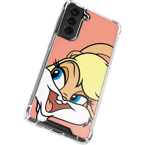 Looney Tunes Lola Bunny Zoomed In Galaxy S21 FE Clear Case