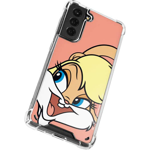 Looney Tunes Lola Bunny Zoomed In Galaxy S21 Plus 5G Clear Case