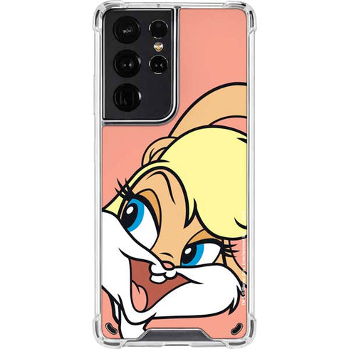 Looney Tunes Lola Bunny Zoomed In Galaxy S21 Ultra 5G Clear Case