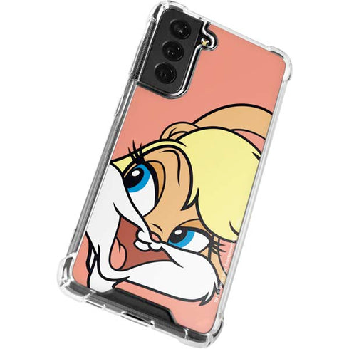 Looney Tunes Lola Bunny Zoomed In Galaxy S22 Plus Clear Case