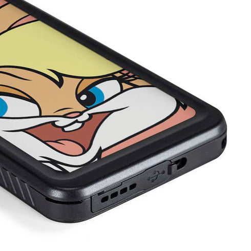 Looney Tunes Lola Bunny Zoomed In Galaxy S23 Plus Waterproof Case