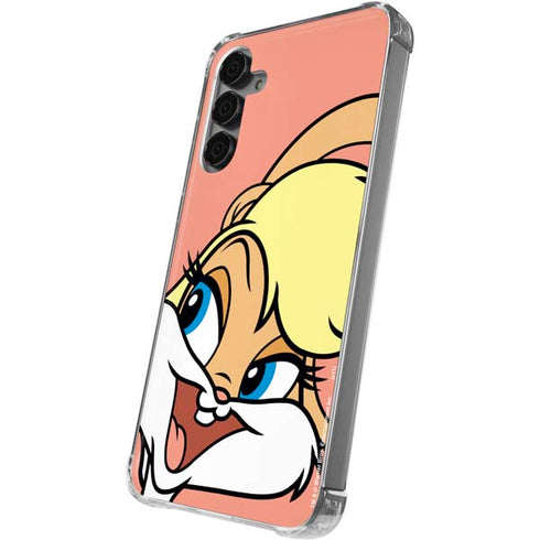 Looney Tunes Lola Bunny Zoomed In Galaxy S24 Plus Clear Case