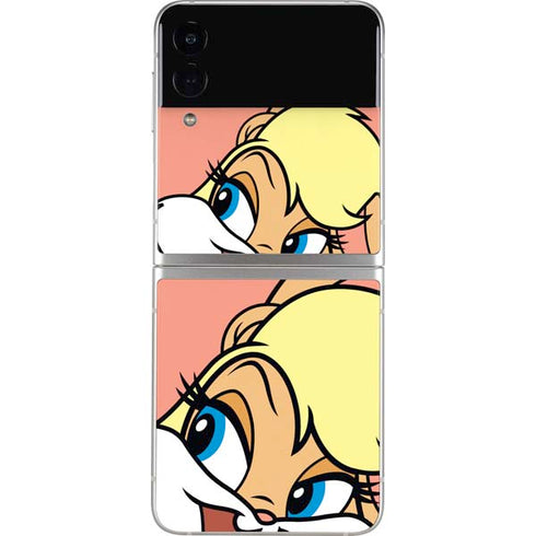 Looney Tunes Lola Bunny Zoomed In Galaxy Z Flip4 5G Skin