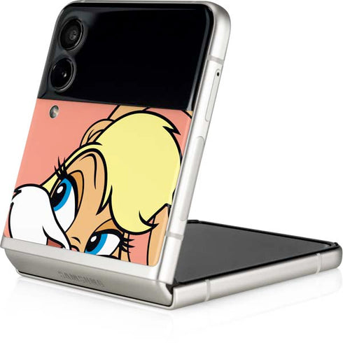 Looney Tunes Lola Bunny Zoomed In Galaxy Z Flip4 5G Skin