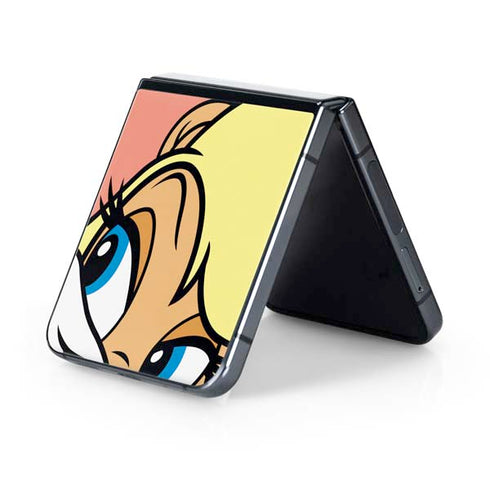 Looney Tunes Lola Bunny Zoomed In Galaxy Z Flip5 5G Skin