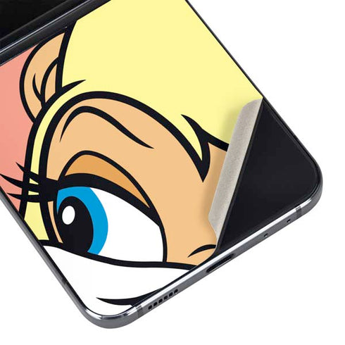 Looney Tunes Lola Bunny Zoomed In Galaxy Z Flip5 5G Skin