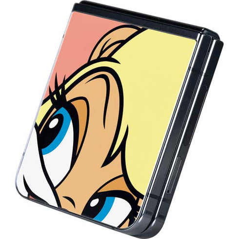 Looney Tunes Lola Bunny Zoomed In Galaxy Z Flip5 5G Skin