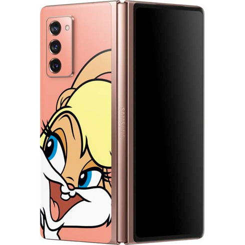 Looney Tunes Lola Bunny Zoomed In Galaxy Z Fold2 5G Skin