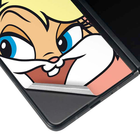 Looney Tunes Lola Bunny Zoomed In Galaxy Z Fold4 5G Skin