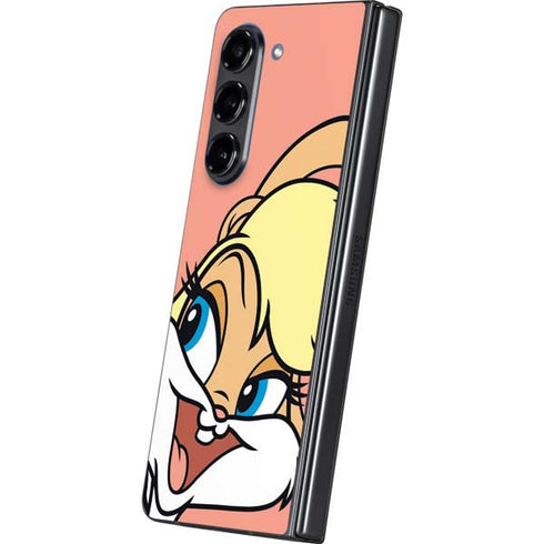 Looney Tunes Lola Bunny Zoomed In Galaxy Z Fold5 5G Skin