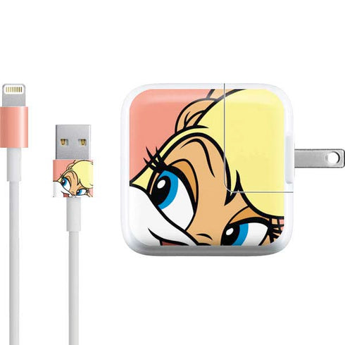 Looney Tunes Lola Bunny Zoomed In iPad Charger (10W USB) Skin