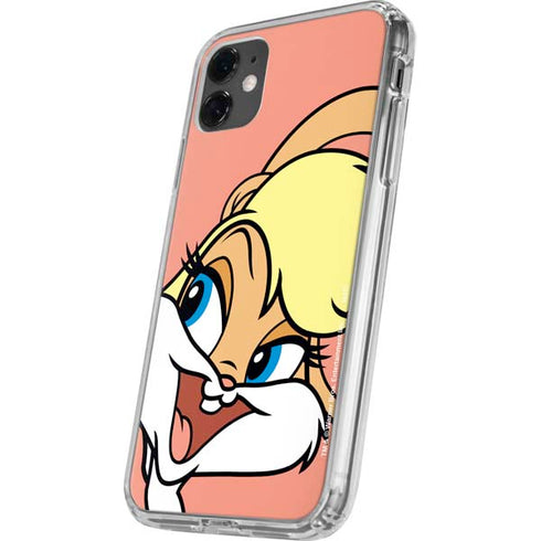 Looney Tunes Lola Bunny Zoomed In iPhone 11 Clear Case