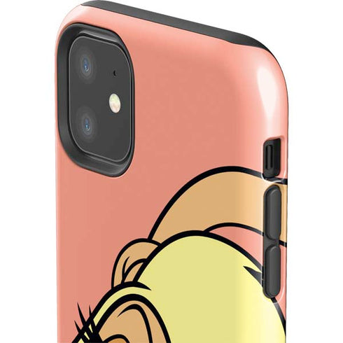 Looney Tunes Lola Bunny Zoomed In iPhone 11 Impact Case
