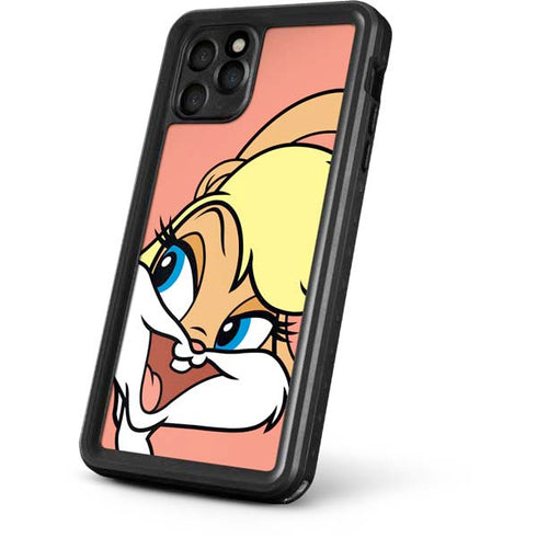 Looney Tunes Lola Bunny Zoomed In iPhone 11 Pro Waterproof Case