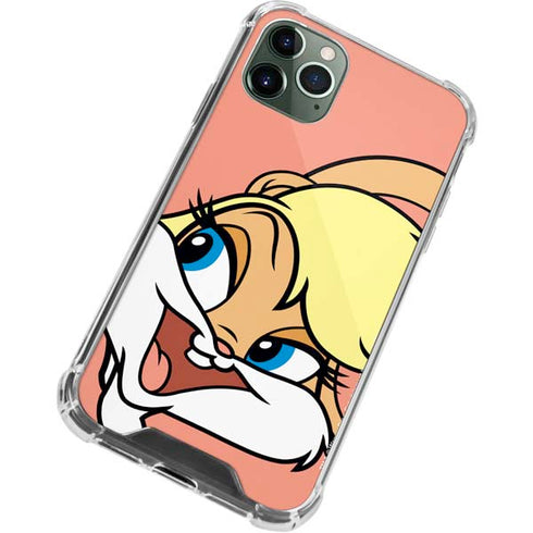 Looney Tunes Lola Bunny Zoomed In iPhone 12 Pro Clear Case