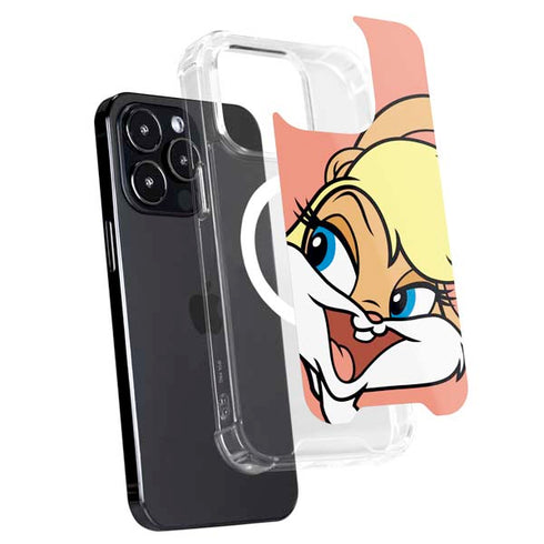 Looney Tunes Lola Bunny Zoomed In iPhone 13 Pro MagSafe Case