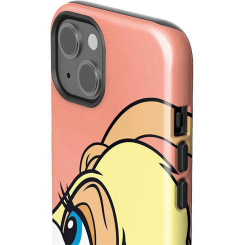 Looney Tunes Lola Bunny Zoomed In iPhone 14 Plus Impact Case