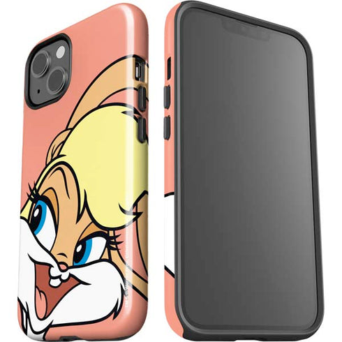 Looney Tunes Lola Bunny Zoomed In iPhone 14 Plus Impact Case