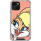 Looney Tunes Lola Bunny Zoomed In iPhone 14 Plus Clear Case