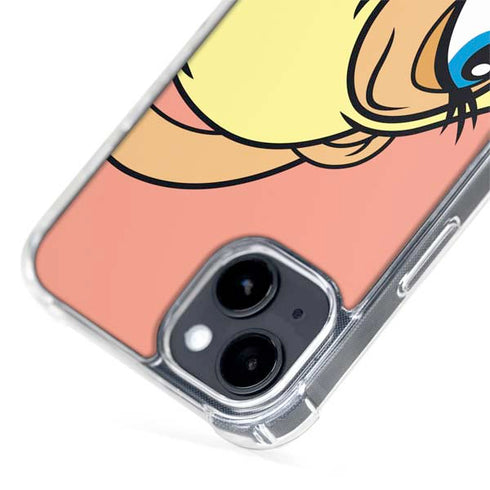 Looney Tunes Lola Bunny Zoomed In iPhone 15 Plus MagSafe Case