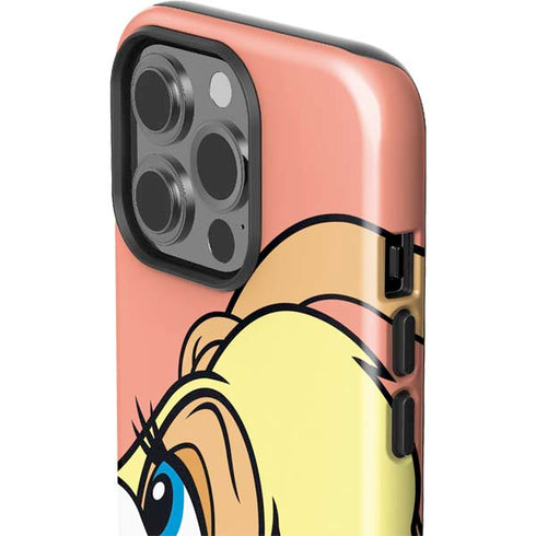 Looney Tunes Lola Bunny Zoomed In iPhone 15 Pro Impact Case