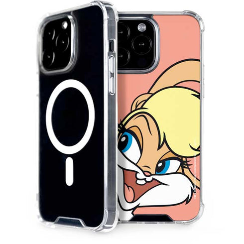 Looney Tunes Lola Bunny Zoomed In iPhone 15 Pro Max MagSafe Case